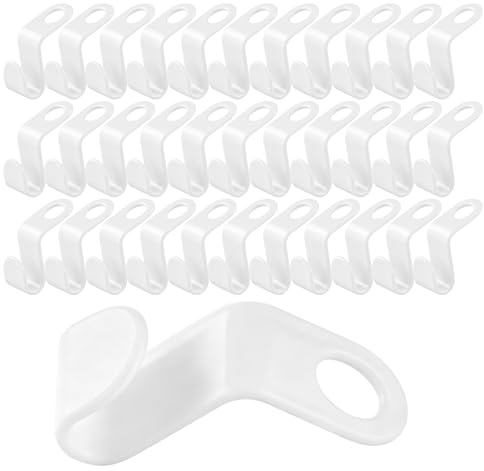 30 Unids Ganchos De Conexión En Cascada para Ahorrar Espacio, Mini Ganchos De Ropa En Cascada Blanco,Conector De Percha De Ropa Ganchos para Organizar El Armario
