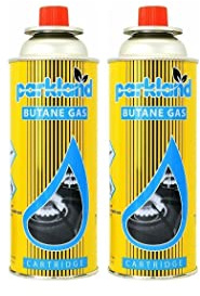 2X BUTANE GAS BOTTLES CANISTERS FOR PORTABLE COOKER CAMPING HEATER BBQ