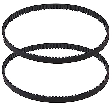 SG Store 2 cinghie di gomma compatibili con Makita 9910 9911 Levigatrice per cintura di ricambio in fibbia chiusa, 6 mm, larghezza 300 mm, circonferenza 3 mm, passo dente, nero 300-3 M-6