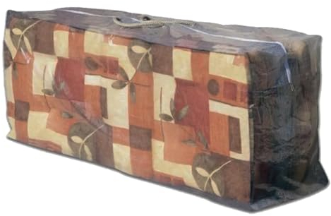 colourliving Hülle für Polsterauflagen Schutzhülle für Polsterauflagen Auflagentasche Schutzhülle Gartenpolster 125x50x32cm