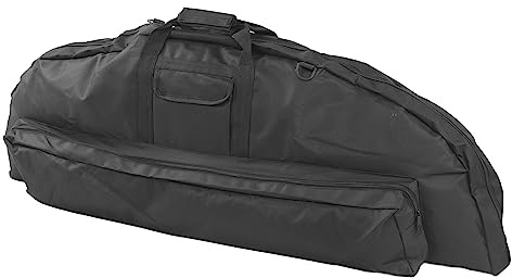 SUNFECILI Bolsa para Arco Compuesto, Estuche para Arco Compuesto, Lona de Gran Capacidad, Agarre Cómodo, Bolsa para Arco Portátil con Bolsillo para Flechas para Exteriores de 115