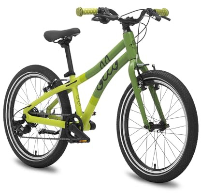 Ollo Adventure Bike Kinderfahrrad 20 Zoll leicht Mädchen Jungen - Green Caterpillar