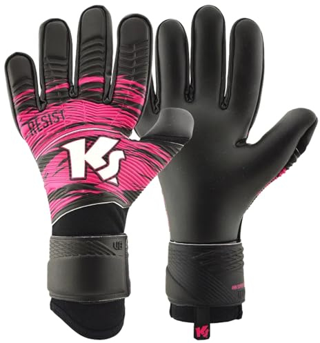 KEEPERsport Torwarthandschuhe Varan8 Pro NC Resist ohne Fingerschutz, Fußballhandschuhe, 4mm Super Resist Claw, mit Lasche - Diverse Größen