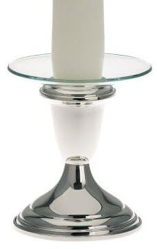 Bougeoir en verre (attrape-gouttes) pour bougies jusqu'à 25 mm de diamètre (bougies pointues, bougies de table)