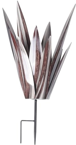CTRLZS Große Rustikale Tequila-Skulptur, Rustikale Agavenpflanzen Aus Metall für Den Außenbereich, Terrasse und, Handbemalte Agave Aus Metall Als Heimdekoration, Langlebiges G