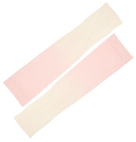 SHERCHPRY Maniche Protettive Con Protezione Uv Maniche Uv Compressione Copri-braccia Traspiranti Per Donne Uomini Sport All'aria Aperta Equitazione Rosa