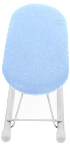 GLEAVI Folding Ironing Table Compact Small Ironing Board with Stable Bracket and Sleeve Rack Heat Resistant Design for Shirts Pants Skirts and Garment Steamer Use Easy Storage and