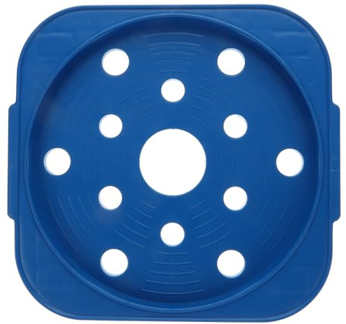 Homoyoyo Support Mobile pour Bouteille de Propane Bleu avec roulettes Multidirectionnelles et Frein Plateau Robuste pour Réservoir de Gaz Cylindrique Base Stable Cuisine et Extérieur