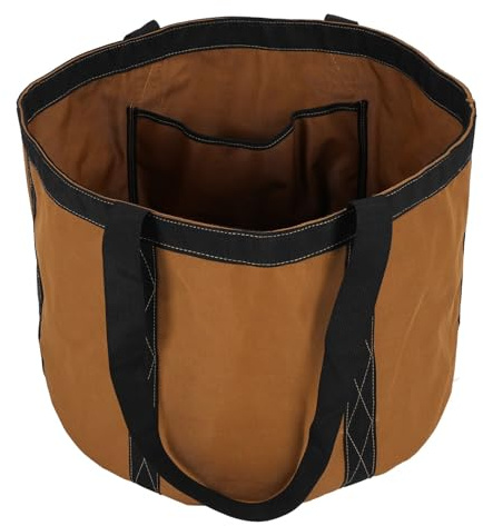 HEEPDD Secchio per Attrezzi in Tessuto Oxford, Organizer Durevole per Attrezzi e Attrezzature, Diametro 45 Cm, Ideale per Carrelli e Bagagli per da Giardinaggio e da Costruzione