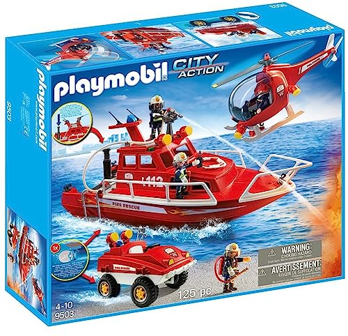 PLAYMOBIL City Action 9503 Feuerwehreinsatz, Ab 4 Jahren