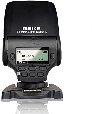 Meike MK-320C Speedlite Flash TTL Fit Canon Mirrorless DSLR Hot Shoe Camera 1D Mark series 1DS series 5D Mark II 5D Mark III 5D 6D 7D 7D Mark II 50D 60D 70D 100D 550D 600D 700D 1000D 1100D etc