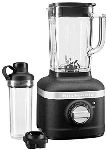 KitchenAid Artisan Cast Iron Black EBK mit 1.4 L Standmixer und persönlicher Karaffe K400