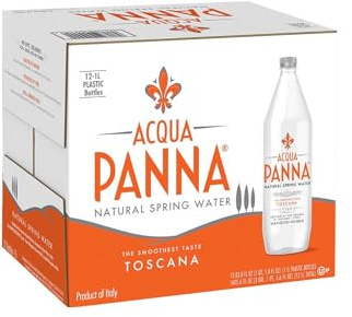 Acqua Panna, Confezione da 12 bottiglie di acqua naturale da 1 litro