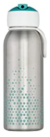 Mepal - Thermoflasche Flip-up Campus - Isolierte Trinkflaschen für Kinder - Edelstahl Thermosflasche - 4 Stunden heiß & 12 Stunden kalt - BPA-frei - 350 ml - Turquoise