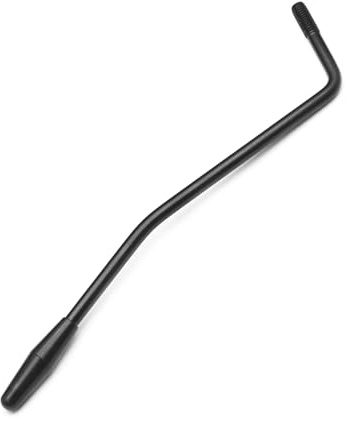 harpfeas 6 MM Thread Tremolo Arm Electric Guitar Tremolo Arm Thread Metal Single Tremolo Arm Whammy Bar with Tip for Stratocaster Electric Guitar Tremolo System (Black)