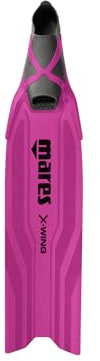 Mares Pinne X-Wing Short, Pinne da Apnea con Stampo a Iniezione, Adulto, Unisex, Rosa, 42
