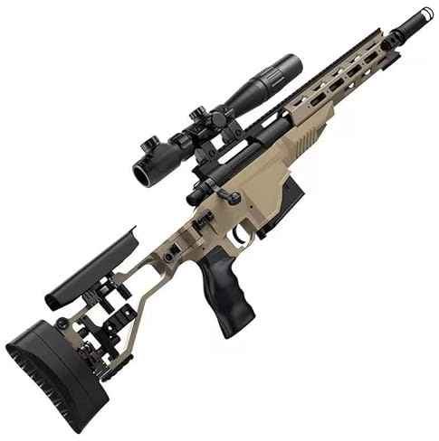 M40A6 Toy Foam Blasters Gun Shell Eyección Soft Bullet Toy Gun Manual Sniper Rifle con Mira Telescópica Lanzadores de Espuma de Juguete Edad 6+ Niños Niñas Adolescentes