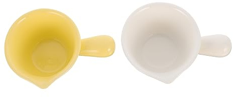 TOPBATHY 2 Stücke Griff Schüssel Schüssel Set Würze Sauce Essig Gericht