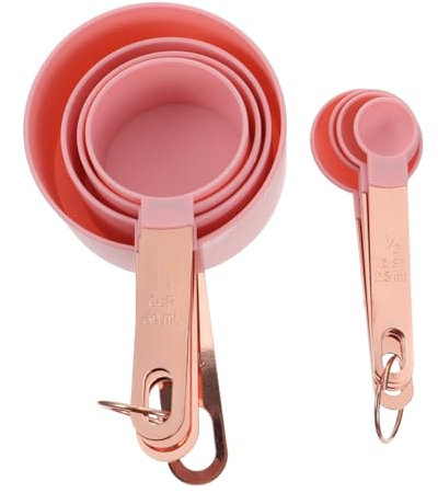 Cabilock 1 Juego De 8 Tazas Medidoras Juego De 8 Cucharas Con Escala Cuchara Medidora Para Espresso Tazas Medidoras Molidos De Espresso Condimentos Precisos Cuchara Medidora Tamaños