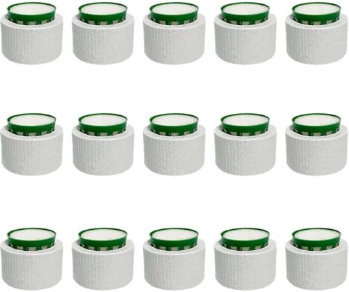 Lot de 15 poids de plantes d'aquarium, anneaux de plantes en céramique anti-boulochage, anneaux fixes pour plantes aquatiques, accessoires de décoration d'aquarium