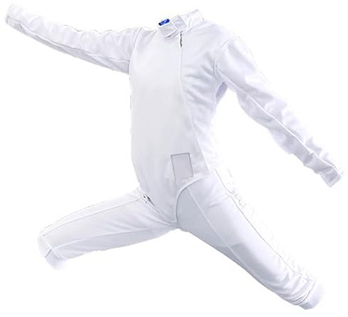 ZPRYZHD Fechtsport-Uniformanzug, 350N Anti-Dorn-Gewebe, Fechthose, Fechtjacke, Fechtwesten-Set, für Florett-Degen-Säbel - Rechte Hand(44#)