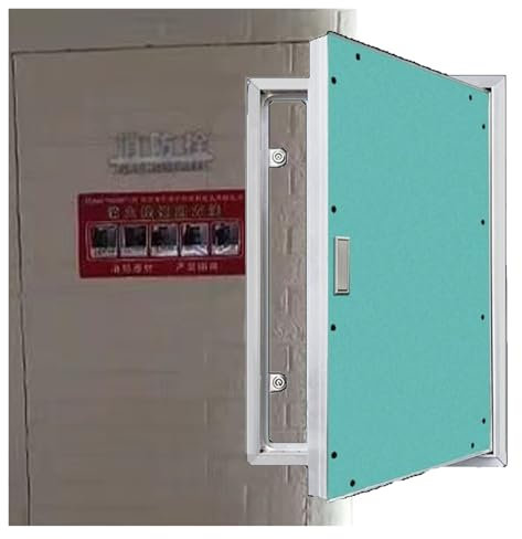 Porta di Accesso Invisibile for Impianti Idraulici Ed Elettrici, Copertura di Accesso Verniciabile E Tappezzabile, Porta di Accesso di Facile Installazione for Soffitte(60x60cm/24x24in)