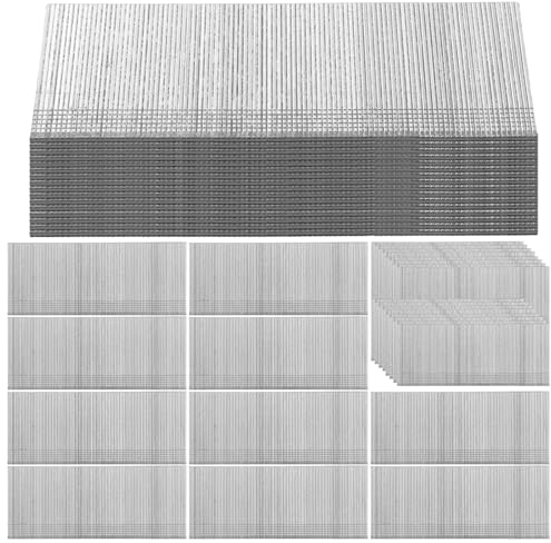GBACHOOSE 10000 Pcs Brad Nails, Type 18G / 50 mm Brad Nails, Carbon Steel Gun Nails for Pneumatic, Electric Brad Nailer Gun