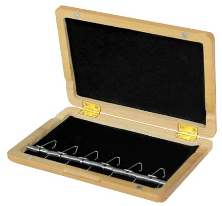 Boîte de basson durable en bois de noyer et métal - Idéale pour les concerts et les enregistrements en studio