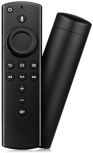 Telecomando vocale di ricambio adatto per Fire Smart TV Cube (1a generazione/2a generazione)/TV Stick (2a generazione)/Stick 4K/Lite, Smart TV di terza generazione, non per