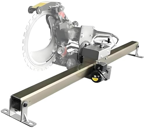Electric Ring Saw Cutting Track Bracket with Rotating Rocker - Wall Cutting Bracket for Walls, Floors, and Slopes (3 Meters)