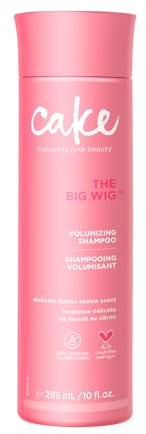 Cake Beauty Shampoo, The Big Wig – Weightless Cleansing and Nourishing – With Aloe Vera Rice & Soy Protein – For All Hair Types – 10 Fl Oz / 295 ml