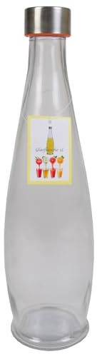 1L Botella de Vidrio con Tapón de Rosca Botella Cierre Roscado Jugo Most Botella Nuevo