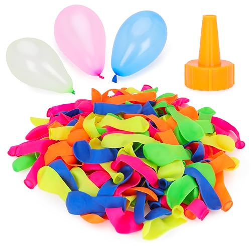 Toyland® Pack de 200 ballons à eau - Comprend un remplissage d'eau - Jouets d'été en plein air pour enfants