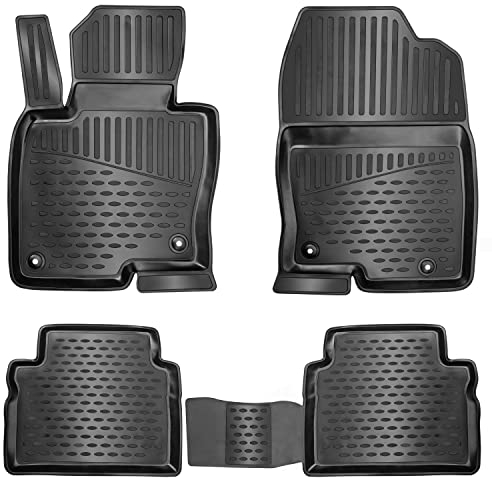 Design 3D Gummimatten Set für Mazda 6 ab 2012 | Extra hoher 5cm Rand