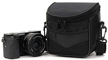 Hosoncovy Micro Digital Camera Storage Bag Travel Case Single Shoulder Camera Bag Camera Case for Canon Nikon Sony SLR DSLR Small Micro Cameras