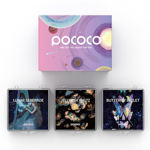 Disques Réalistes Enchanted Harmonies - Disques pour Le Projecteur d'Étoiles POCOCO Galaxy Lite Home Planetarium, Ultra HD 5k, 3 Pièce (Enchanted Harmonies - 3 Disque sans Projecteur)
