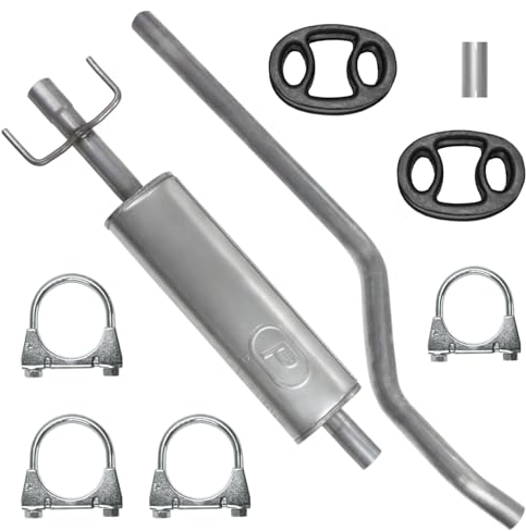 Polmo Schalldämpferset Auspuff Mitteltopf für Opel Astra 3 III H 2004-10/2010 1.4 Kombi Caravan