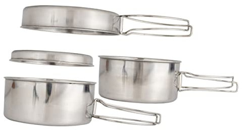 CORHAD Marmite De Camping Kit De Cuisine Portable Casseroles De Camping Légères Fournitures De Cuisine Plein Air De Pique-