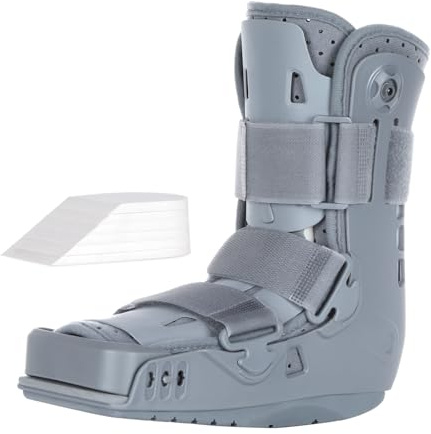 KD Walking Boot: Short Air Walker Boot for Foot and Ankle Fracture Recovery - Protective Support for Broken Foot, Sprains, and Injuries (Large)