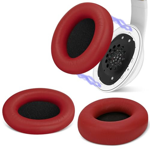 Geekria SNAP - Kit di cuscinetti auricolari di ricambio per cuffie Beats Studio 3 Wireless, Studio 2 Wireless, Studio 2 Wireless, cuscinetti magnetici facili da cambiare, cuscinetti auricolari in