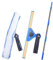 VALICLUD 1 Juego Limpiador de Ventanas Limpiador de Autos limpiacristales Window Cleaner secadoras fregadora de Microfibra con Palo limpiaparabrisas Espejo Acero Inoxidable Blue