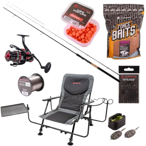 Ultimate Complete Feeder Chair Fishing Set - Karpfenset