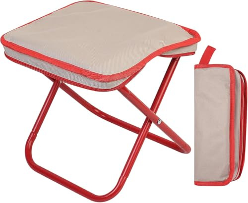 SUNZWO Campinghocker Faltbarer Camping Hocker Tragbarer Klapphocker, 26 cm Höhe Mini Sitzhocker Klappbarer, Kleiner Leicht Falthocker Stool Campingstuhl für Reisen Outdoor Wandern Garten Angelhocker
