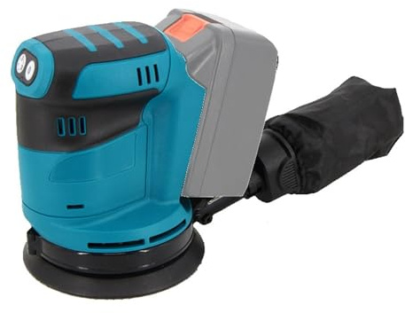 Levigatrice Orbitale Senza Fili Da 125 Mm For Batteria 18 V, Smerigliatrice For Legno Multifunzionale, Macchina For Lucidatura E Smerigliatura Di Metalli Levigatura Fine