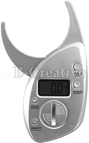 Digital Body Fat Calipers & Tape Measure Diet Fitness Health Weight Loss Tester (Digital Body Fat Caliper)