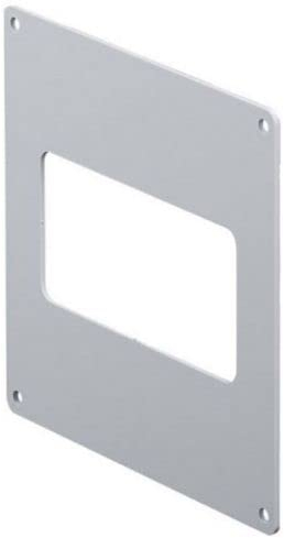 Rechteckige Kanalwandplatte, 75 mm x 150 mm, Rohrmanschette KP75-27