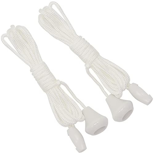 2pcs Pull Cord String with Connector,1.5m Light Pull Cord String with Connector,Cord Spare Ceiling Light Switch Nylon Pull Cord Light Pull Cord for Light Switch for Bathroom Light Ceiling Switches