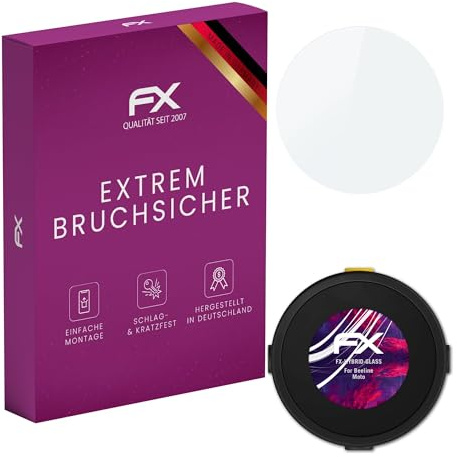 atFoliX Protection Écran Film de verre en plastique compatible avec Beeline Moto Verre film protecteur, 9H Hybrid-Glass FX Protection Écran en Verre trempé de plastique