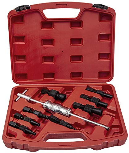 maXpeedingrods 9-tlg Innenlager Abzieher Satz Grundloch Lagerabzieher Werkzeug mit Gleithammer 8-32mm