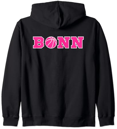 Bonn Basketball Fan Support Rheinland Stadion pink Kapuzenjacke
